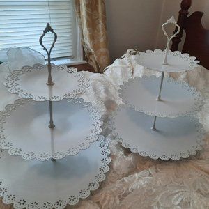 Three tiered party tray/platter